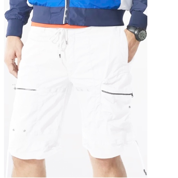 RLX Ralph Lauren Space Cargo Poplin Short Mens 34 Black - Picture 1 of 8